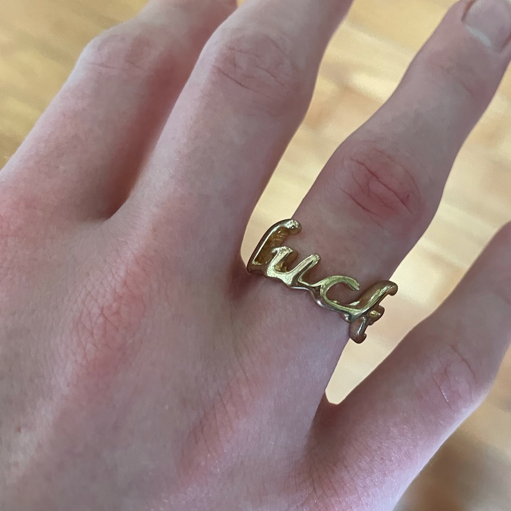 Luck Gold Ring